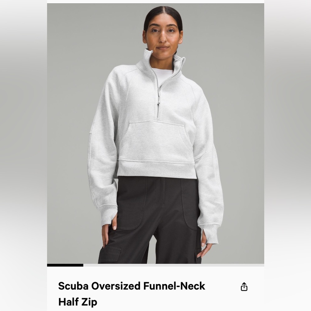 ⚠️DO NOT BUY ⚠️ IN SEARCH OF SIZE 6 GRAY HALF ZIP FUNNEL NECK SCUBA UNDER $35!